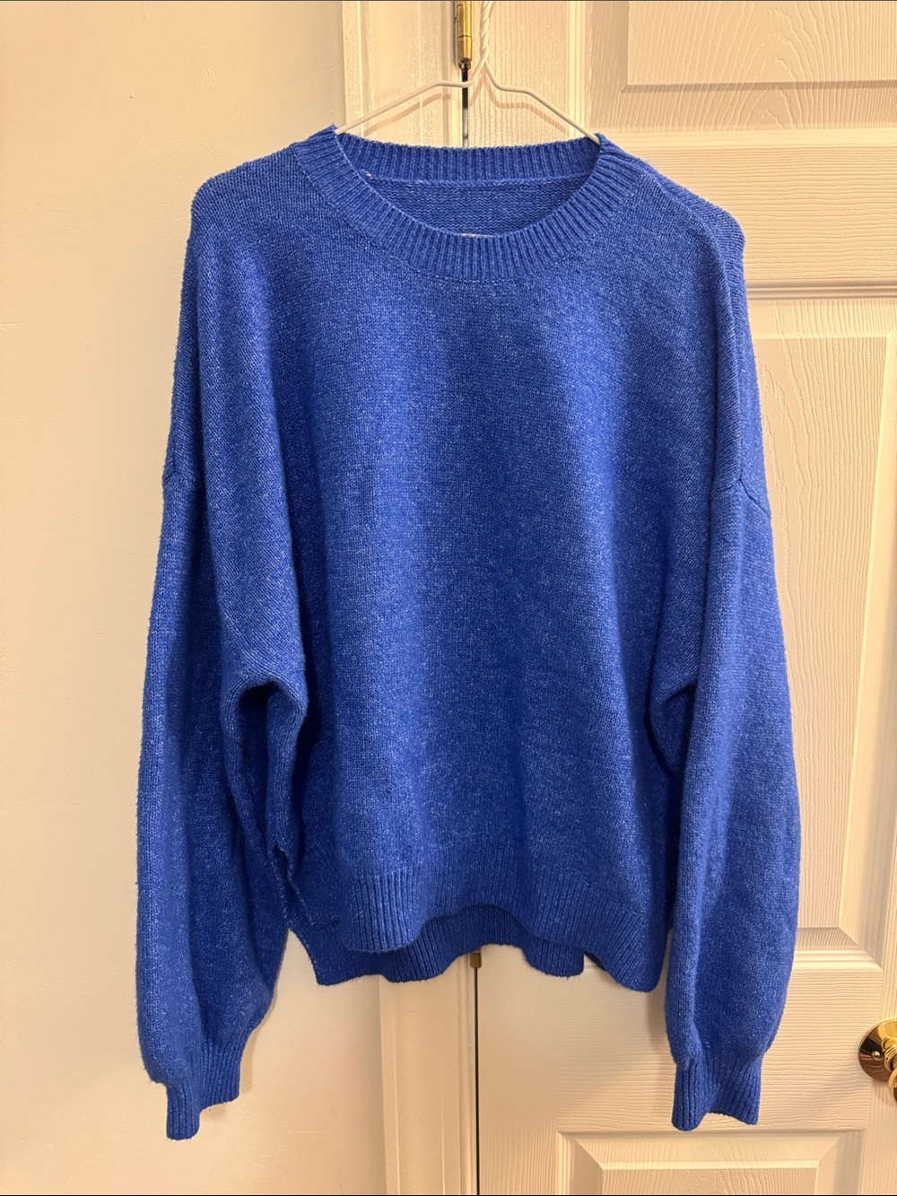 Classic Crewneck Sweater in Deep Blue